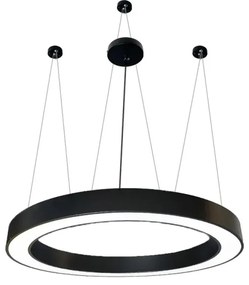 LED Csillár zsinóron LED/60W/230V 4000K átm. 120 cm fekete