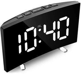 Digitális ébresztőóra ívelt LCD kijelzővel NYGNY-05