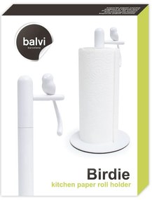 Fehér papírtörlő tartó ø 16 cm Birdie – Balvi