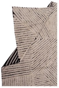 Világosbarna mosható kézi szövésű gyapjú szőnyeg 170x240 cm Golden Coffee – Lorena Canals