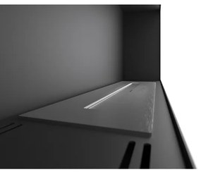 InFire - Fali BIO kandalló 44x91 cm 3kW fekete