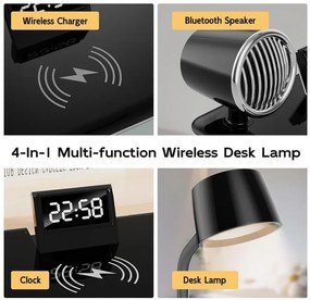 Asztali lámpa 4 az 1-ben MDHL MD-1772 - fehér