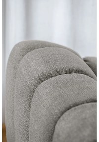 Világosszürke sarokkanapé (jobb oldali-heverő résszel) Shell – Miuform