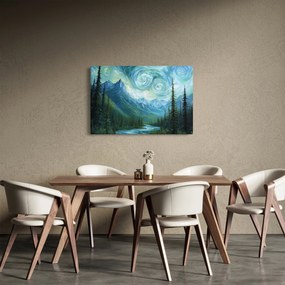 Kép - Táj Van Gogh érintésével (90x60 cm)