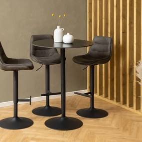 Sötétzöld állítható magasságú bárszék (ülésmagasság 86 cm) Adisa – Actona