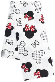 Flanel pelenka nyomtatott mintával New Baby fehér Mickey & Minnie