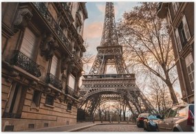 Poszterek 185x125 Eiffel-torony Párizs utca