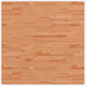 tömör bükkfa négyzet alakú asztallap 90x90x4 cm