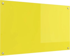 vidaXL Konyhai splashback Sárga 100 x 60 cm edzett üveg