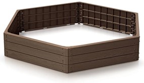 Magaságyás Prosperplast BASE WOODY barna 148 cm