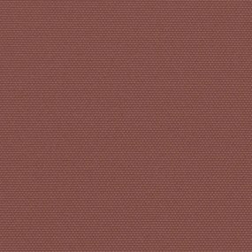barna behúzható oldalsó napellenző 140 x 500 cm
