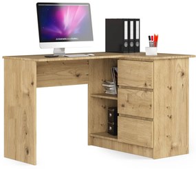 Sarok PC asztal Bodhi (artisan tölgy) (J). Akció -17%. 1070965