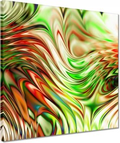 Vászonkép 40x40 Színes hullámok
