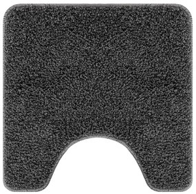 Csúszásmentes fürdőszőnyeg készlet 2 pcs Sötétszürke PP