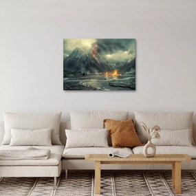 Kép - Vulkánkitörés (70x50 cm)