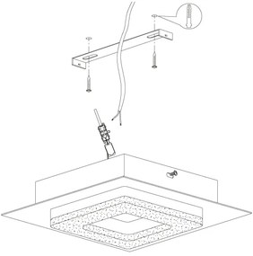 Eglo 99324 - LED Mennyezeti lámpa FRADELO 4xLED/4W/230V