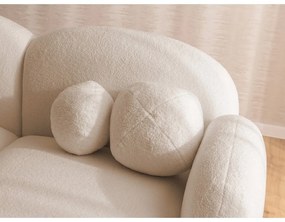 Világosbarna buklé sarokkanapé (jobb oldali-heverő résszel) Orbit – Ropez