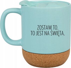 Kék Bögre Vicces Ajándék Anyák Napjára, Hagyd Ezt Karácsonyra.