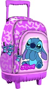 Disney Lilo és Stitch, A csillagkutya Lovely prémium gurulós iskolatáska, táska 44 cm