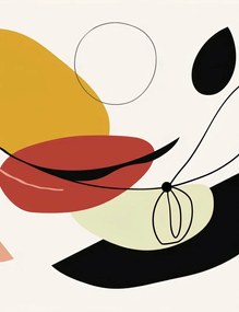 Poszter 50x65cm Geometrikus görbület