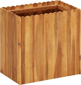vidaXL tömör akácfa kerti magaságyás 50 x 30 x 50 cm
