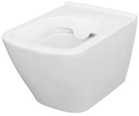 Cersanit S701-405 - Fali WC ülőkével CITY SQUARE kerámia/fehér