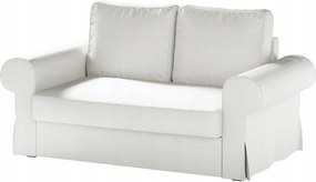 Dekoria Backabro 2 személyes összecsukható kanapé huzat Ikea fehér