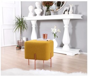 Mustársárga puff Copper – Artie