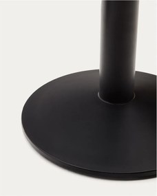 Fém kerek kerti étkezőasztal 68x68 cm Esilda – Kave Home