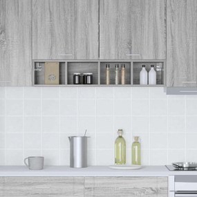 Függő szekrény Riga Szürke Sonoma 20 x 29,5 x 100 cm Faanyag