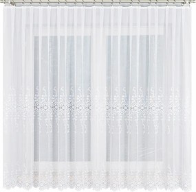 Függöny méteráru 170cm jacquard csíkos virág aranyos stílusos virág minta