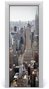 Ajtó tapéta New York 75x205 cm