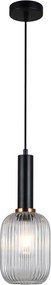 ITALUX PND-5588-1M-BK-CL ANTIOLA Modern Függesztett Lámpa E27 IP20