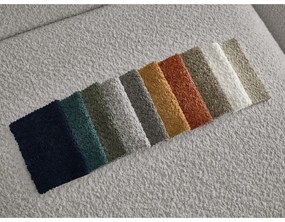 Világosszürke buklé kanapé 230 cm Tina – Bobochic Paris