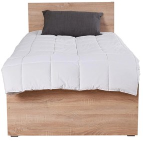 Egyszemélyes ágy 90 cm Krynalona 1 (ágyráccsal) (szonoma tölgy). 1108499