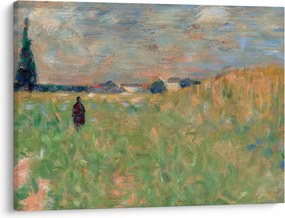 Kép - Georges Seurat, A Summer Landscape, reprodukciók (70x50 cm)