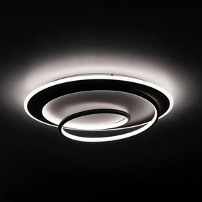BRILAGI - Dimmelhető LED mennyezeti lámpatest FLARE LED/70W/230V átm. 50 cm fehér/fekete + távirányító