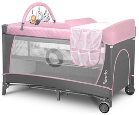 Lionelo - FLOWER Flamingo utazóágy