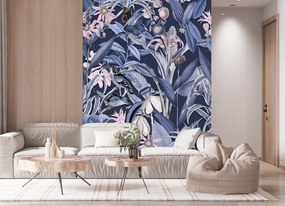 Gario Fotótapéta Kék elhagyja a természetet - Andrea Haase Anyag: Vlies, Méret: 150 x 210 cm