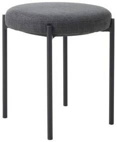 Sötétszürke fém ülőke Pelican – Unique Furniture