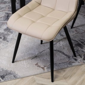 Bézs Eco-bőr Étkezőszék. MONZA