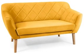 Karo II kanapé, kétüléses, sárga