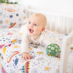 4Home Cosmic Adventure gyerek pamut ágyneműhuzat, 100 x 135 cm, 40 x 60 cm