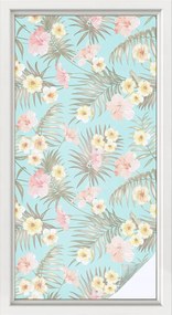 Ablakfólia Öntapadós Adatvédelem Trópusi mintás 50x100 cm