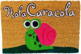 Lábtörlő Kókusz csiga motívummal otthonról Tartós lábtörlő kókusz