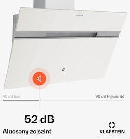 Klarstein Alina páraelszívó, 60 cm, Okos, 600 m³/h, Csendes, EEK A