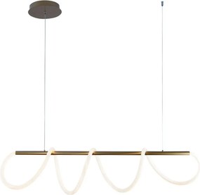 ZUMA LINE 20006PM-GD BALBO Modern Led Függesztett Lámpa Arany LED IP20