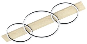 Eglo 901717 - LED Mennyezeti lámpa BOYAL 3xLED/12W/230V 3000K bézs/fekete