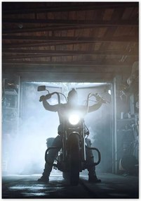 Poszterek 70x100 Egy motoros garázsában