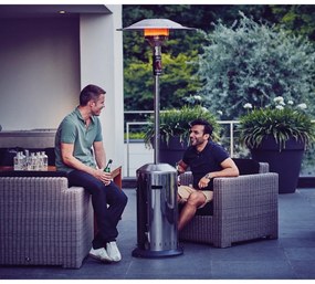 Elegance ezüstszínű gáz hősugárzó - ENDERS